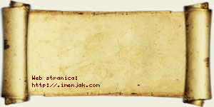 Tomanija Joksić vizit kartica